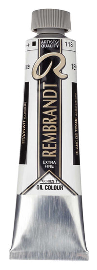 Farba olejna Rembrandt 40 ml – Titanium White Linseed Oil