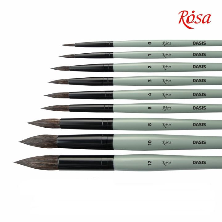 ROSA OASIS 188 Naturalna szczotka okrągła | Artmie