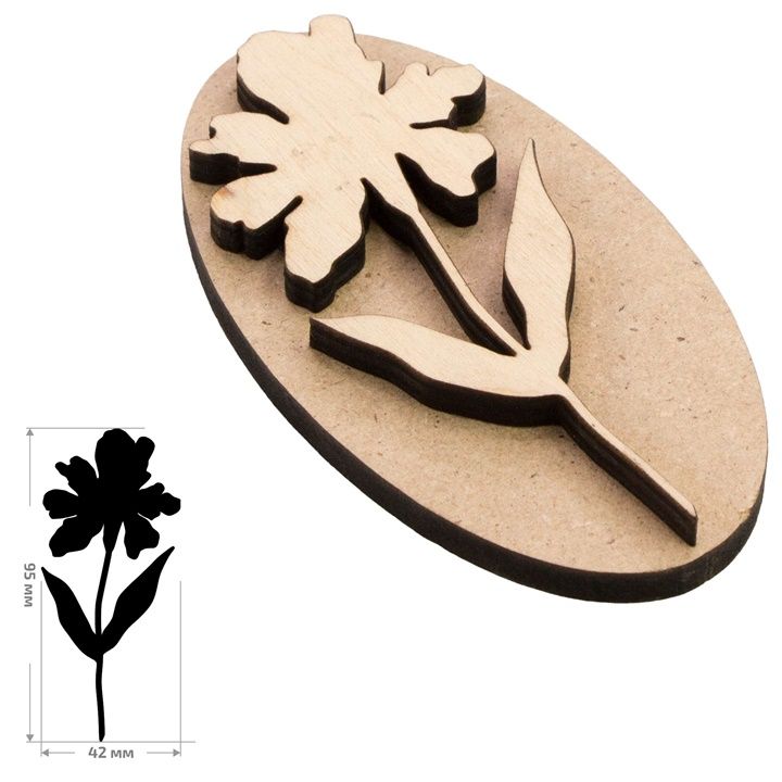 ROSA TALENT Drewniany stempel botaniczny nr 11 | Artmie