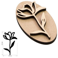 ROSA Talent drewniany stempel nr 12 botaniczny | Artmie