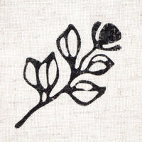 ROSA TALENT drewniany stempel nr 13 botaniczny 4,6x8 cm | Artmie