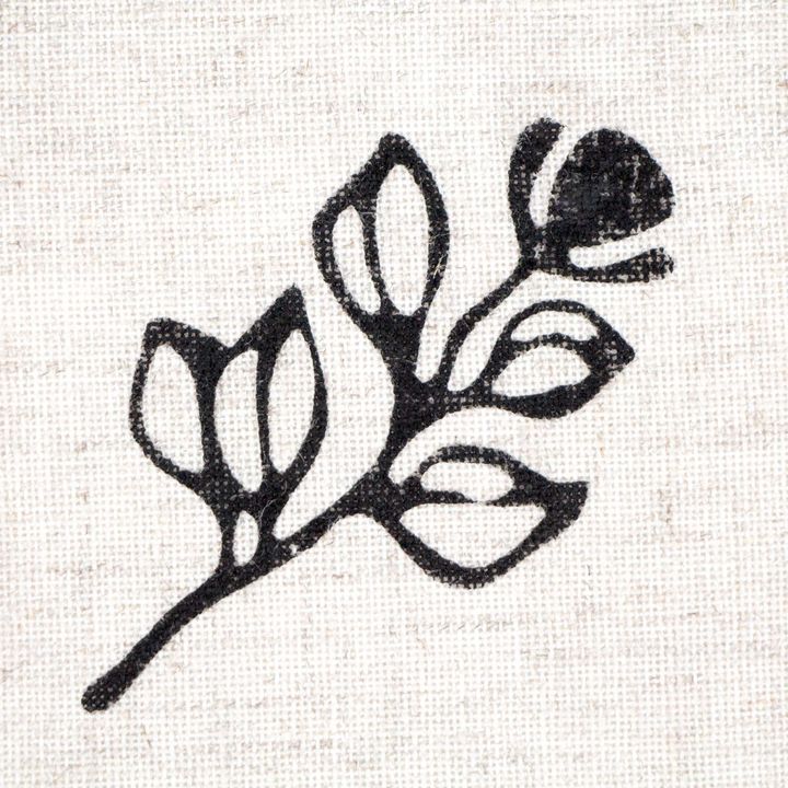 ROSA TALENT drewniany stempel nr 13 botaniczny 4,6x8 cm | Artmie