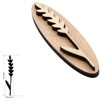 ROSA TALENT Drewniany stempel nr 17 botaniczny | Artmie