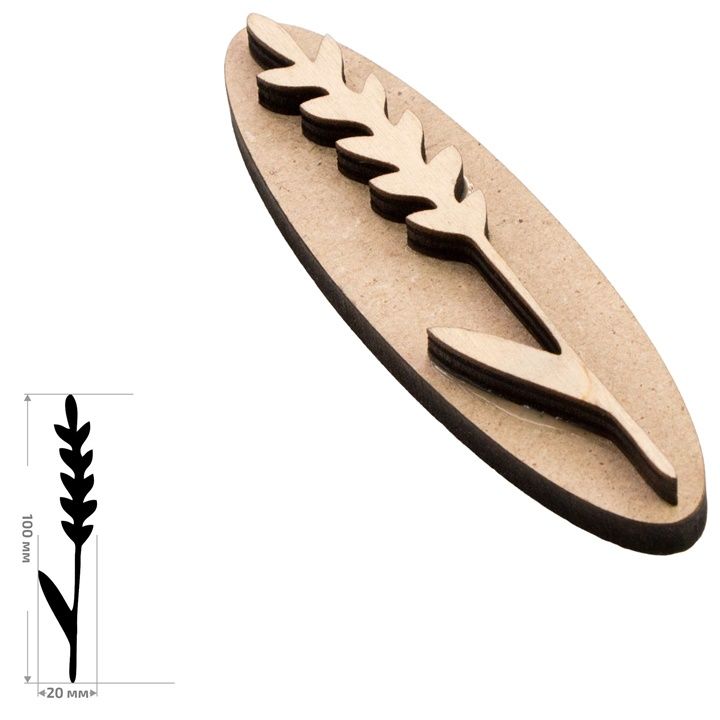 ROSA TALENT Drewniany stempel nr 17 botaniczny | Artmie