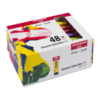 ROYAL TALENS Amsterdam zestaw farb akrylowych General Selection 48 x 20 ml