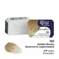 Farby akwarelowe Rosa Gallery szalka 2,5 ml – Golden Brown panvička