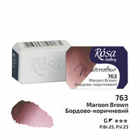 Farby akwarelowe Rosa Gallery szalka 2,5 ml – Maroon Brown panvička