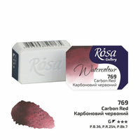 Farby akwarelowe Rosa Gallery szalka 2,5 ml – Carbon Red panvička