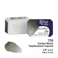 Farby akwarelowe Rosa Gallery szalka 2,5 ml – Carbon Black panvička
