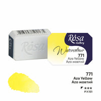 Farby akwarelowe Rosa Gallery szalka 2,5 ml – Azo Yellow panvička