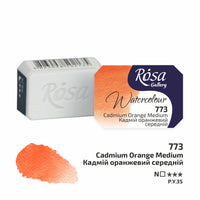 Farby akwarelowe Rosa Gallery szalka 2,5 ml – Cadmium Orange Medium panvička