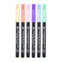 Sakura Koi Coloring Brush Pen pisaki pędzelkowe akwarelowe – zestaw 6 szt. Sweets