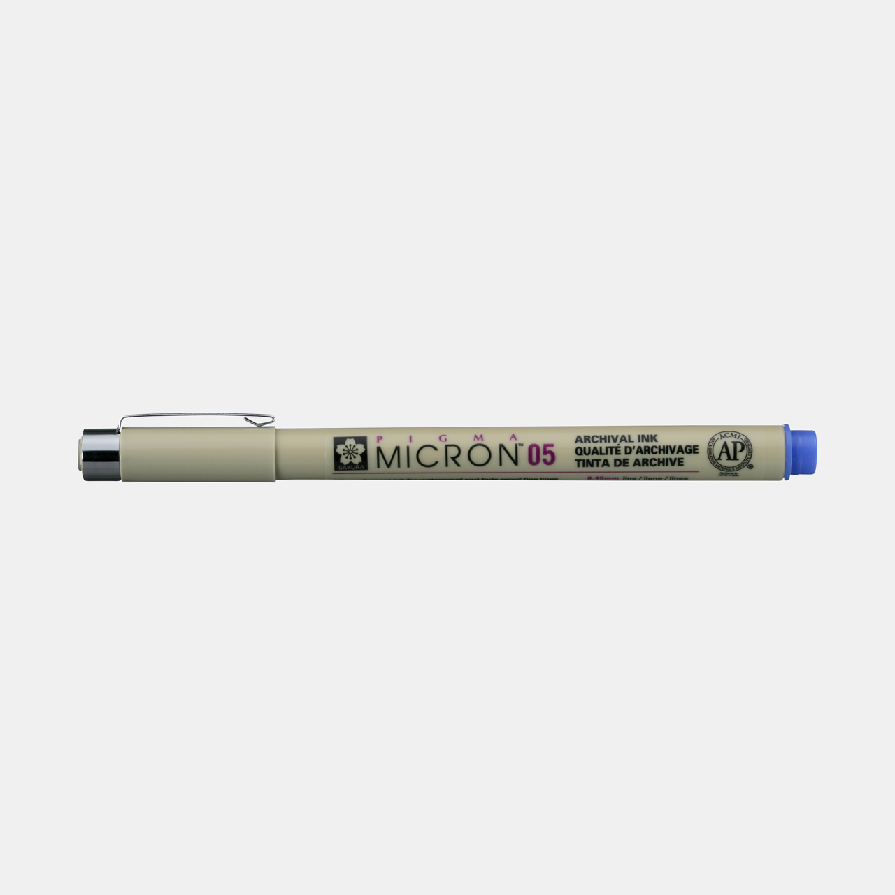 Cienkopisy Sakura Pigma Micron 05 0,45 mm – zestaw 6 kolorów – Niebieski