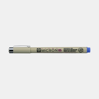 Cienkopisy Sakura Pigma Micron 05 0,45 mm – zestaw 6 kolorów – Niebieski