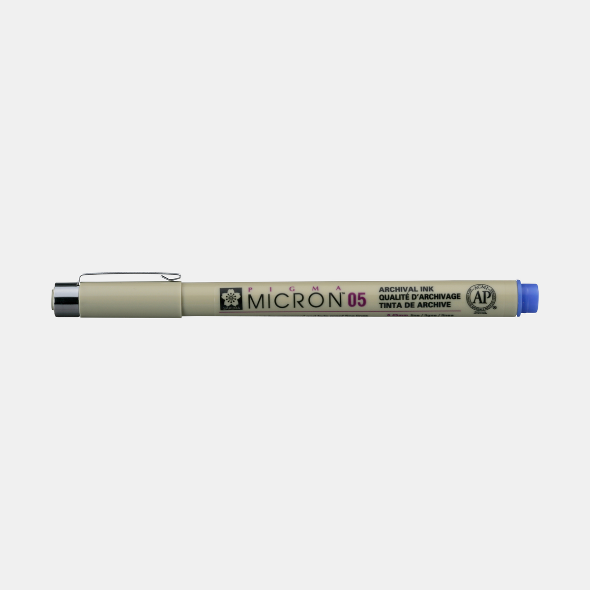 Cienkopisy Sakura Pigma Micron 05 0,45 mm – zestaw 6 kolorów – Niebieski
