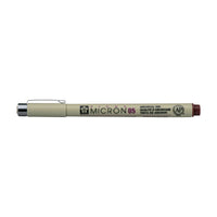 Cienkopisy Sakura Pigma Micron 05 0,45 mm – zestaw 6 kolorów – Bordowy