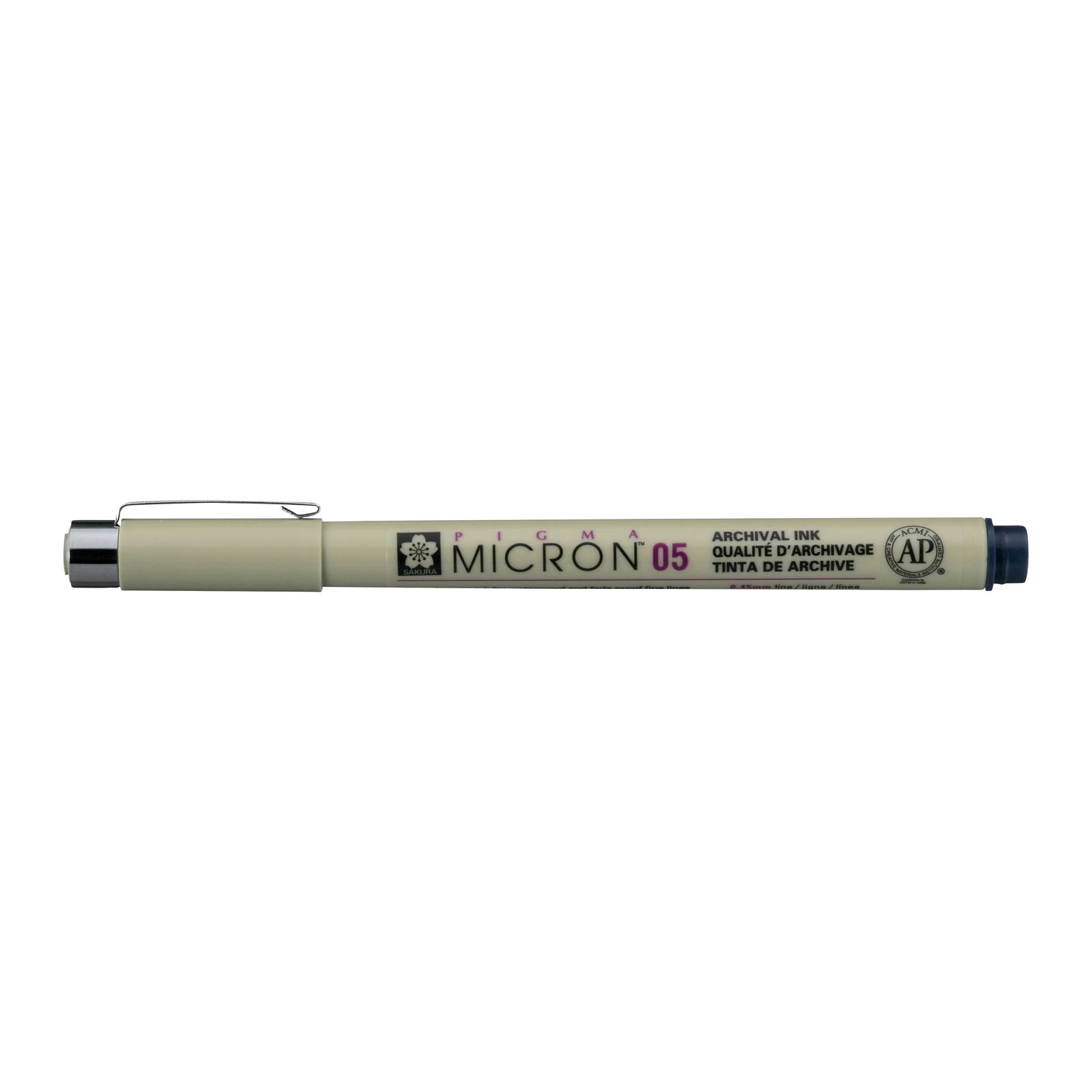 Cienkopisy Sakura Pigma Micron 05 0,45 mm – zestaw 6 kolorów – Fioletowy