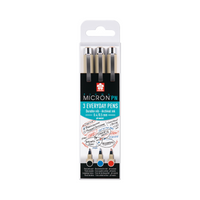 SAKURA Pigma Micron PN cienkopisy zestaw 3 szt. - Black, Blue, Red