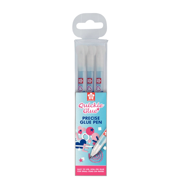 Sakura Quickie Glue Pióro kulkowe z klejem do precyzyjnego użycia / 3 szt | Artmie