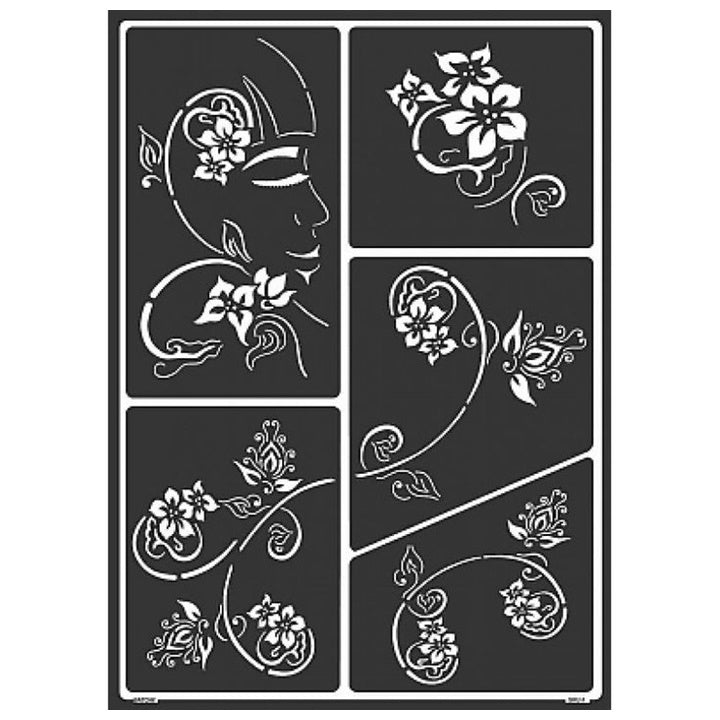Samoprzylepny szablon Asia Design A3 | Artmie