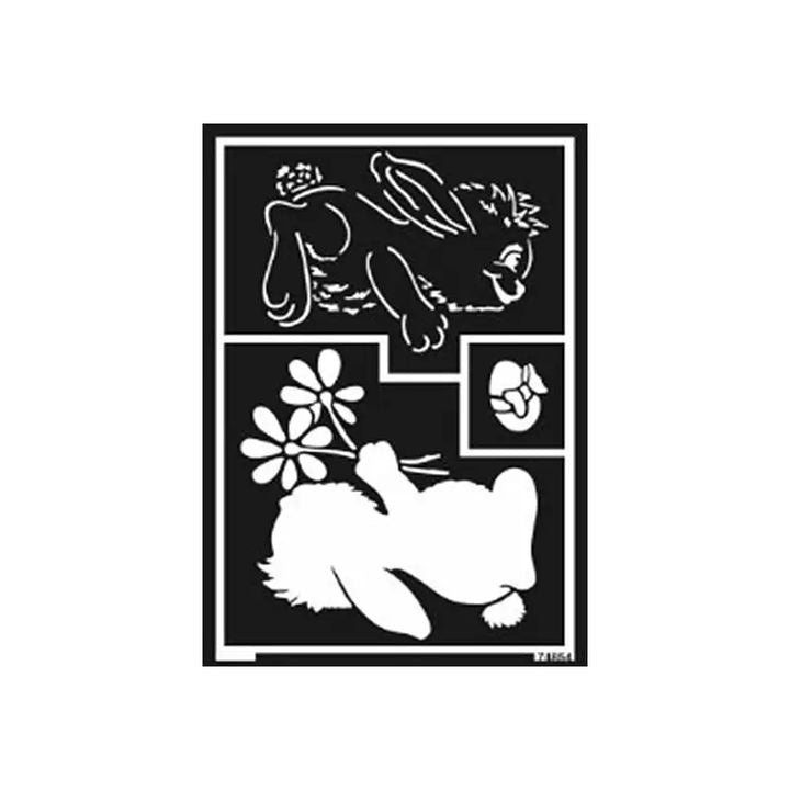 Samoprzylepny szablon Bunny A5 | Artmie