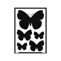 Samoprzylepny szablon Motyle A5 | Artmie