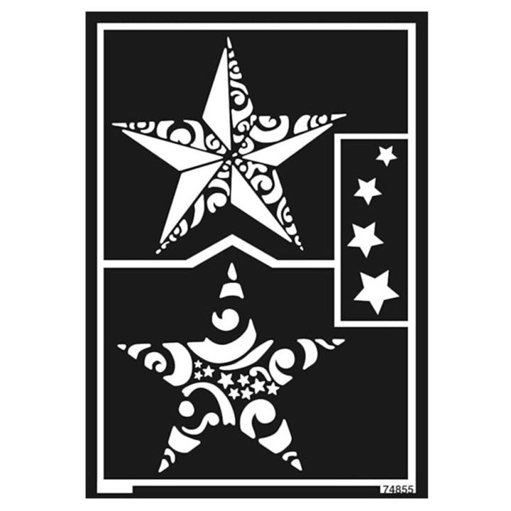 Samoprzylepny szablon poinsecja A5 | Artmie