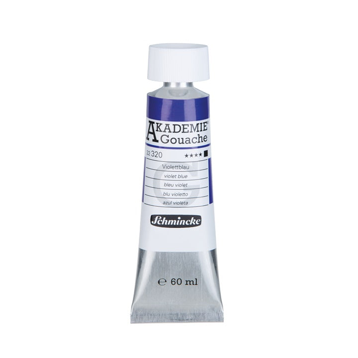 Farby gwaszowe Schmincke Akademie w tubce 60 ml – 320 fioletowoniebieska