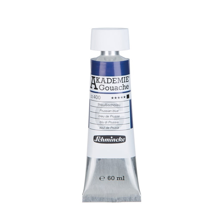 Farby gwaszowe Schmincke Akademie w tubce 60 ml – 400 Prussian niebieska