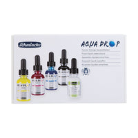 Schmincke AQUA DROP zestaw w kartonowym opakowaniu, 5 x 30 ml (kolory podstawowe) + kryjąca biel