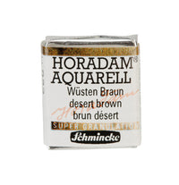 Schmincke Horadam farba akwarelowa w półkostce – Urban yellow – 923 Pustynny brąz