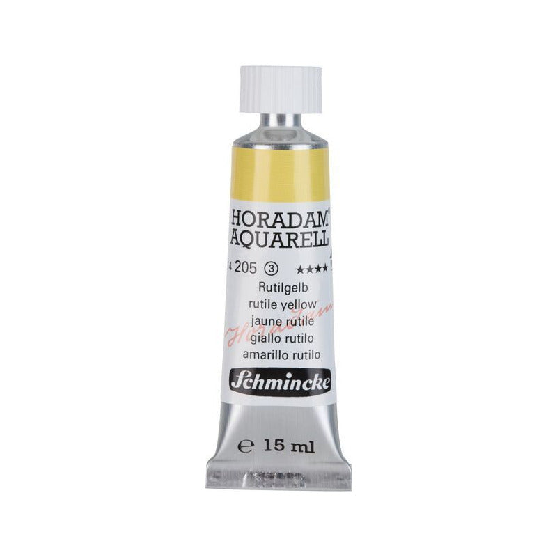 Schmincke Horadam farba akwarelowa w tubce 15 ml - Onetz – 205 Żółcień rutylowa