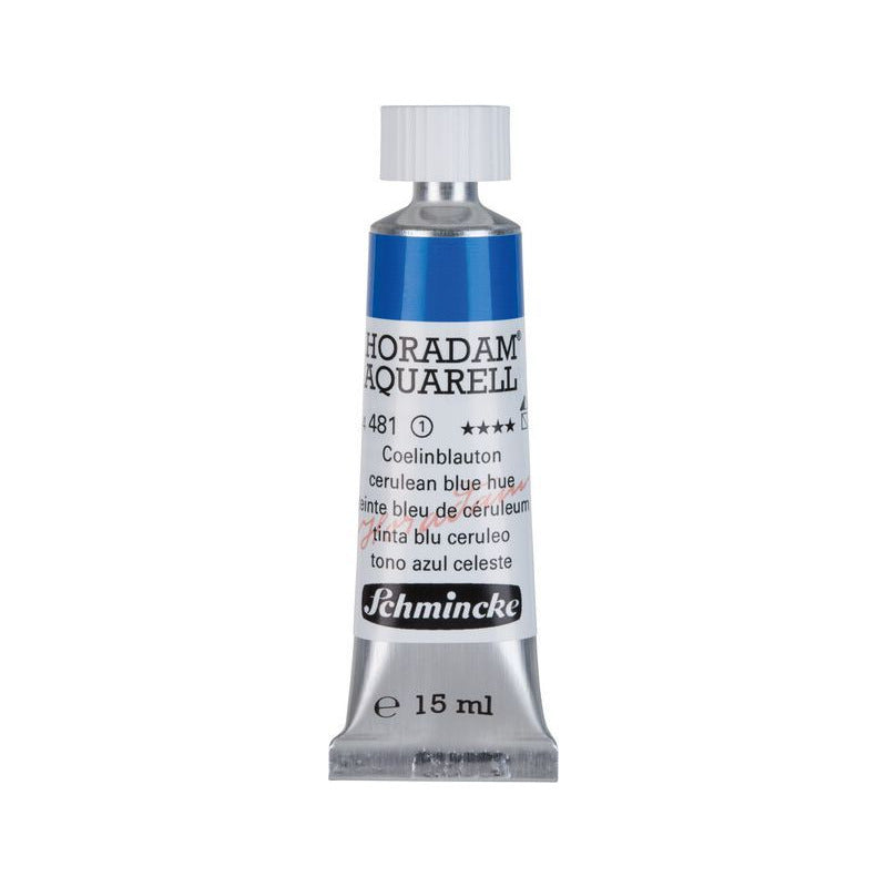 Schmincke Horadam farba akwarelowa w tubce 15 ml - Onetz – 481 Błękit ceruleum (imitacja)