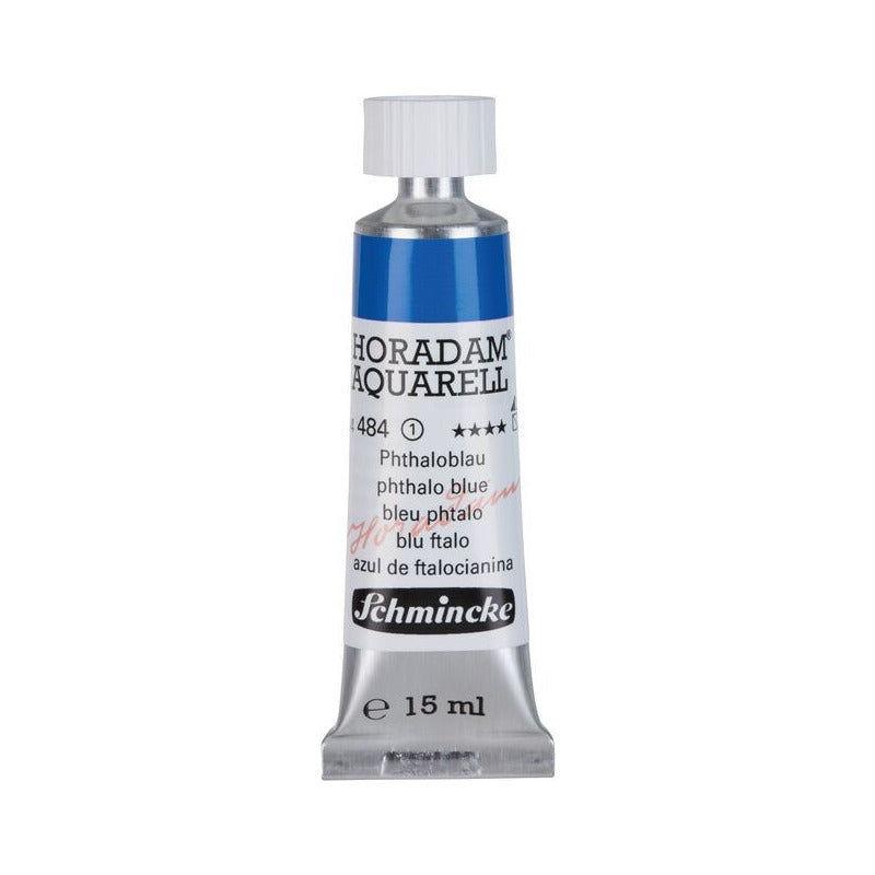 Schmincke Horadam farba akwarelowa w tubce 15 ml - Onetz – 484 Błękit ftalowy
