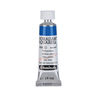 Schmincke Horadam farba akwarelowa w tubce 15 ml - Onetz – 484 Błękit ftalowy