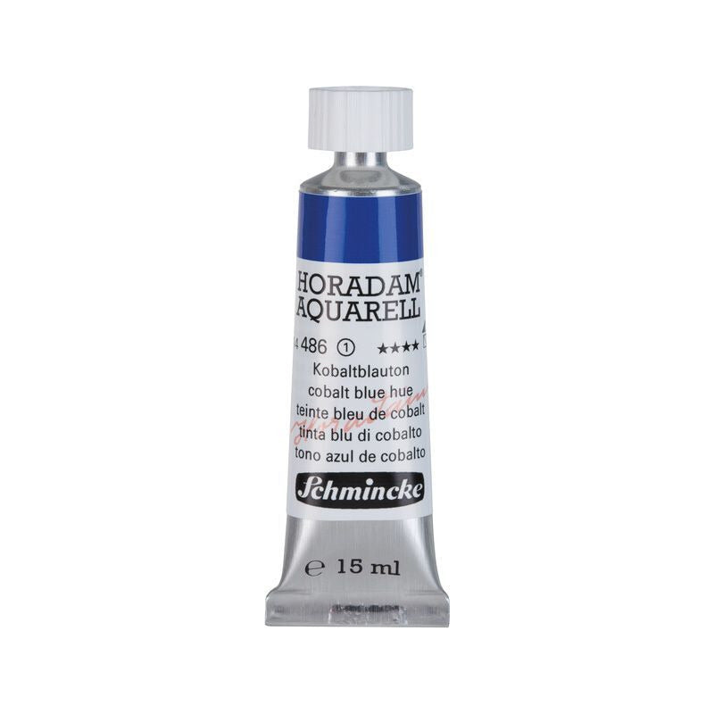 Schmincke Horadam farba akwarelowa w tubce 15 ml - Onetz – 486 Błękit kobaltowy (imitacja)