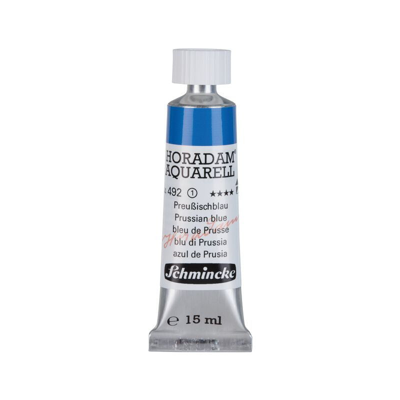 Schmincke Horadam farba akwarelowa w tubce 15 ml - Onetz – 492 Błękit pruski