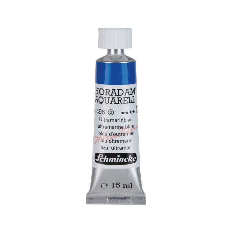 Schmincke Horadam farba akwarelowa w tubce 15 ml - Onetz – 496 Ultramaryna niebieska