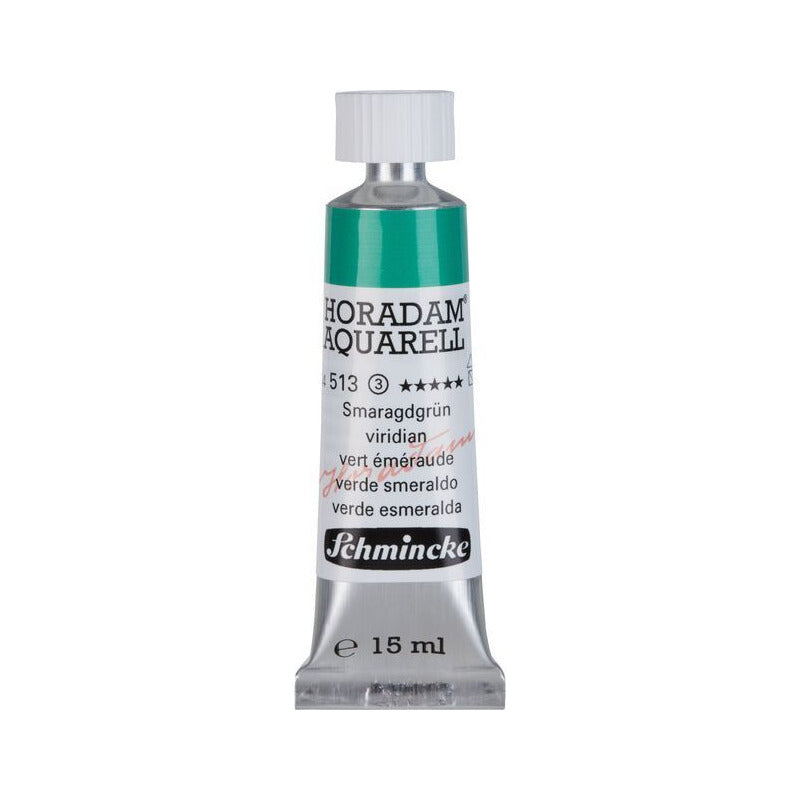Schmincke Horadam farba akwarelowa w tubce 15 ml - Onetz – 513 Zieleń viridianowa