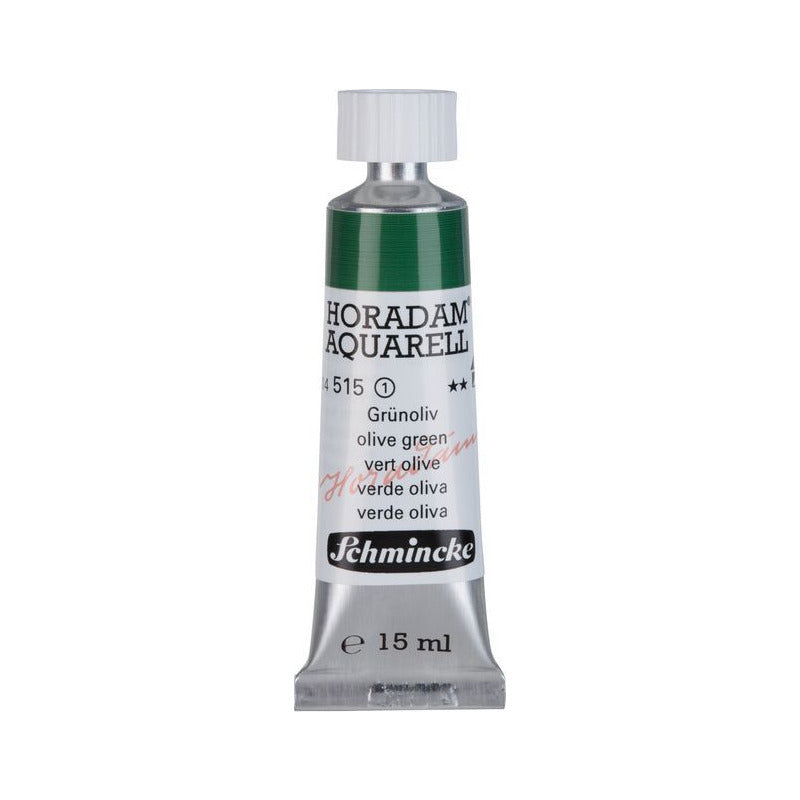 Schmincke Horadam farba akwarelowa w tubce 15 ml - Onetz – 515 Zieleń oliwkowa