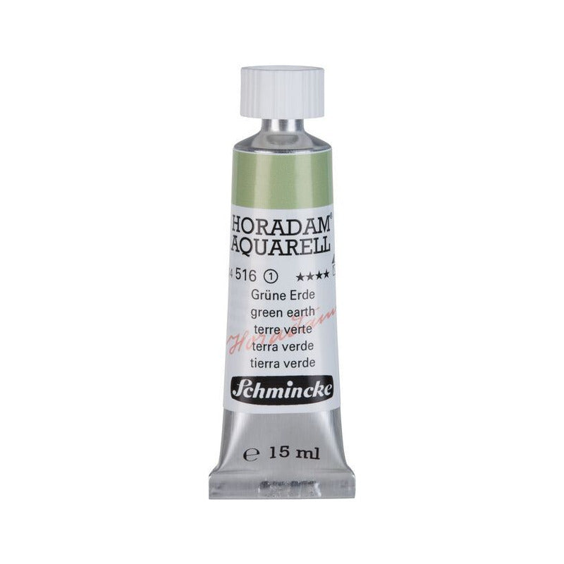 Schmincke Horadam farba akwarelowa w tubce 15 ml - Onetz – 516 Ziemia zielona