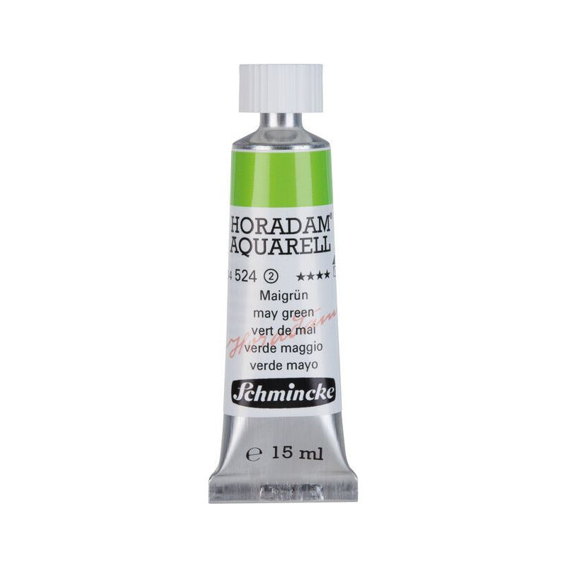 Schmincke Horadam farba akwarelowa w tubce 15 ml - Onetz – 524 Zieleń majowa