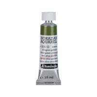 Schmincke Horadam farba akwarelowa w tubce 15 ml - Onetz – 525 Zieleń oliwkowa żółtawa