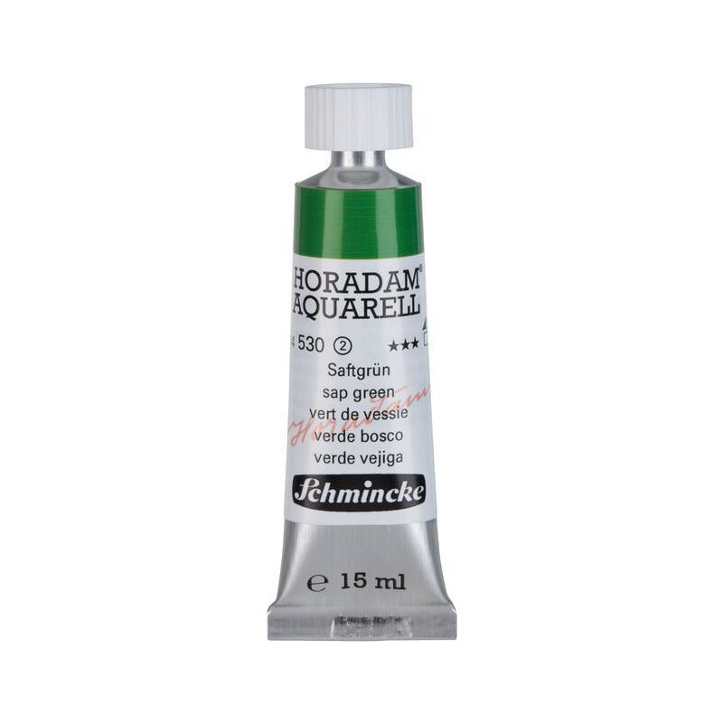 Schmincke Horadam farba akwarelowa w tubce 15 ml - Onetz – 530 Zieleń soczysta