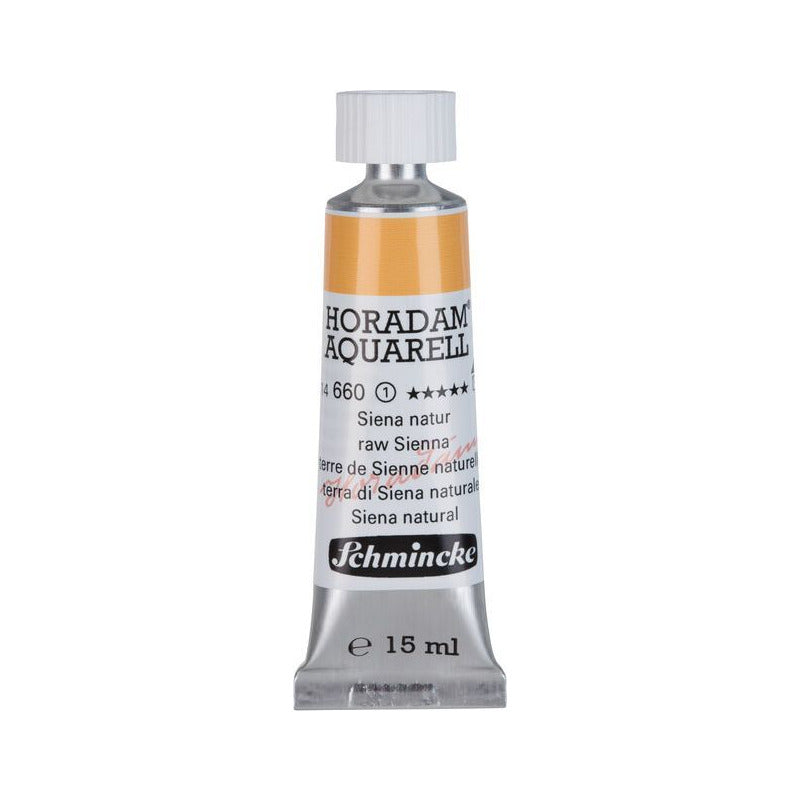 Schmincke Horadam farba akwarelowa w tubce 15 ml - Onetz – 660 Siena naturalna
