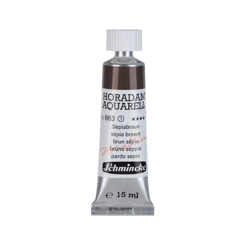 Schmincke Horadam farba akwarelowa w tubce 15 ml - Onetz – 663 Brąz sepiowy