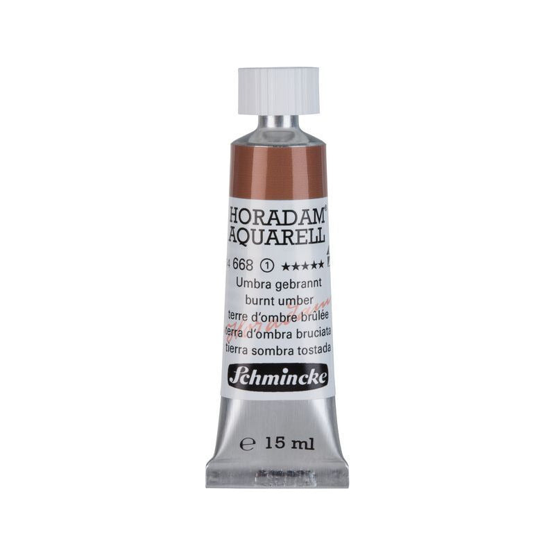 Schmincke Horadam farba akwarelowa w tubce 15 ml - Onetz – 668 Umbra palona