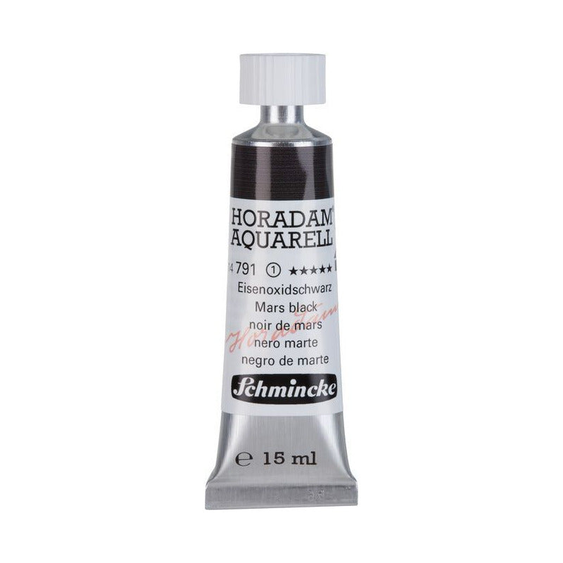 Schmincke Horadam farba akwarelowa w tubce 15 ml - Onetz – 791 Czerń marsowa