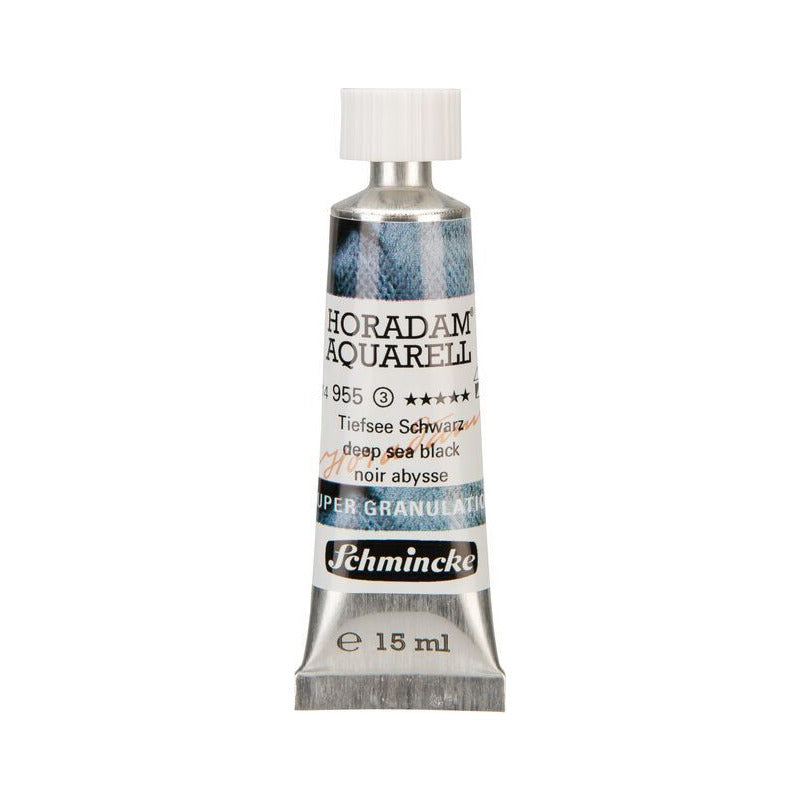 Schmincke Horadam farba akwarelowa w tubce 15 ml - Onetz – 955 Czerń głębinowa