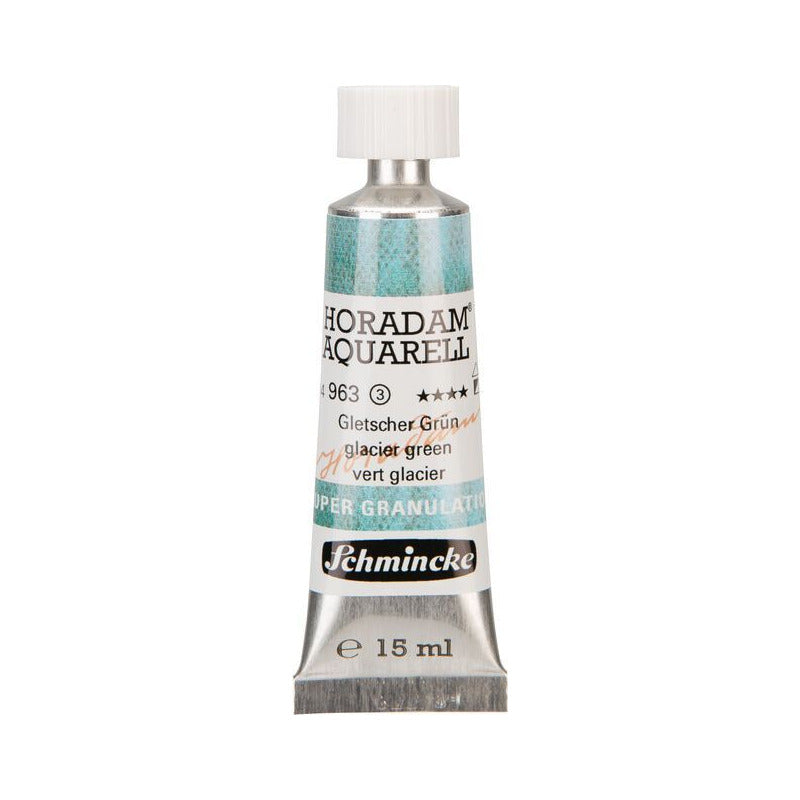 Schmincke Horadam farba akwarelowa w tubce 15 ml - Onetz – 963 Zieleń lodowcowa